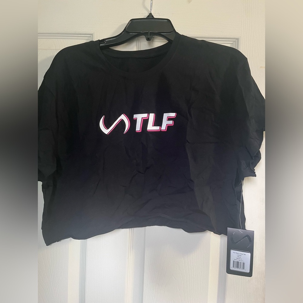 TLF crop tee